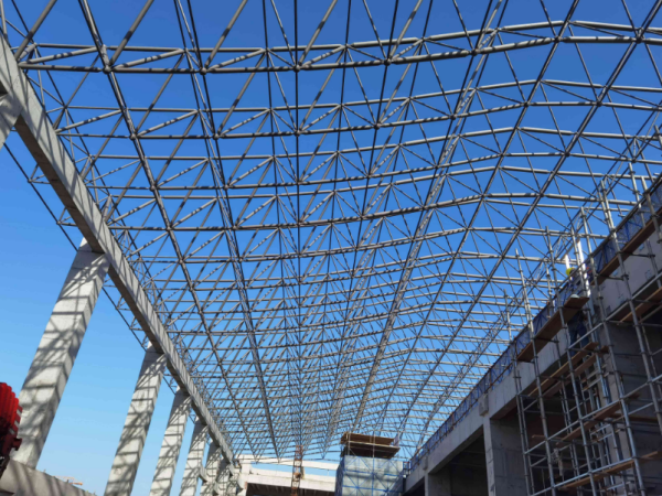 海城网架加工工艺如何保证质量?
