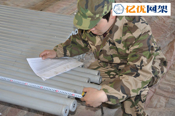 海城网架杆件复核